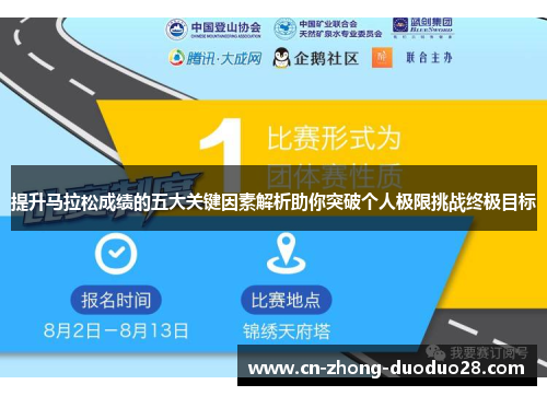 提升马拉松成绩的五大关键因素解析助你突破个人极限挑战终极目标